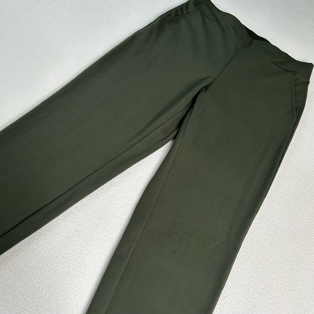 Rachel Zoe Womens Size M NWT Mid-Rise Slim Leg Pants Pull On Green